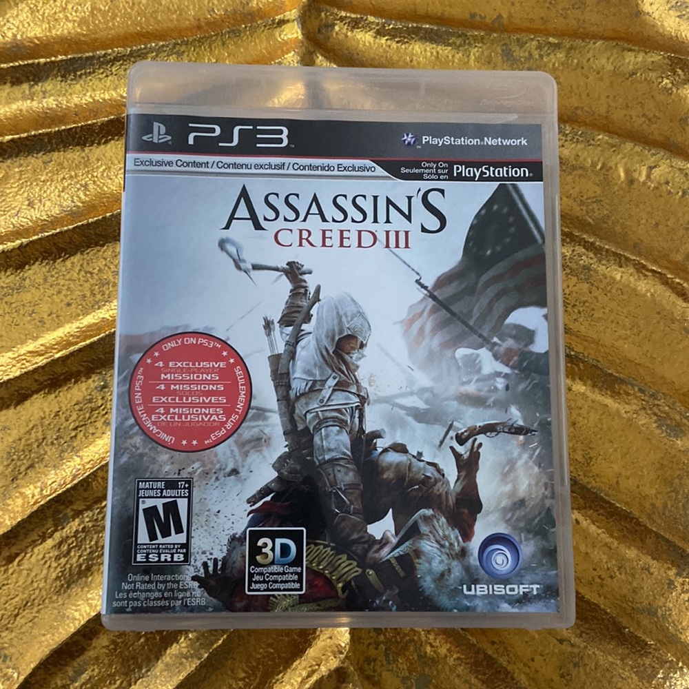Ps3 playstation 3 Assassins creed III game